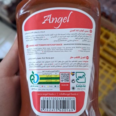 خرید سس آنجل کچاب تند بطری 550 گرمی
