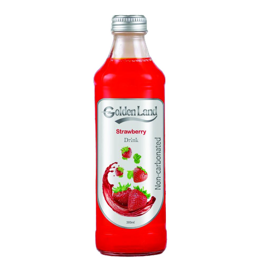 خرید گلدن لند شیشه آرکا توت فرنگی