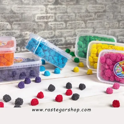 ژله ترافل یک کیلویی رنگارنگ سورهاسور