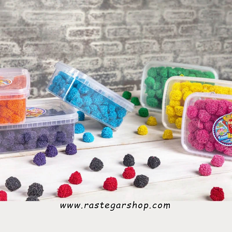 ژله ترافل یک کیلویی رنگارنگ سورهاسور