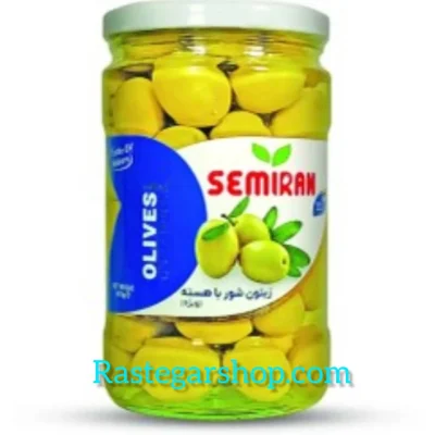 شیشه زیتون بادامی سمیران - رادن