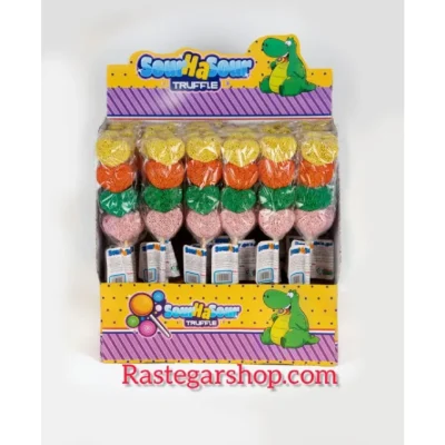 ترافل قلب رنگی سیخی سورهاسور 36 عددی