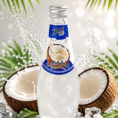 بلوبنگ شیشه تکه نارگیل با طعم نارگیل
