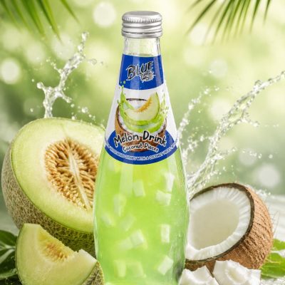 بلوبنگ شیشه تکه نارگیل با طعم طالبی