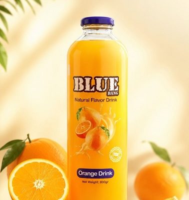 بلوبنگ آبمیوه شیشه 800 پرتقال